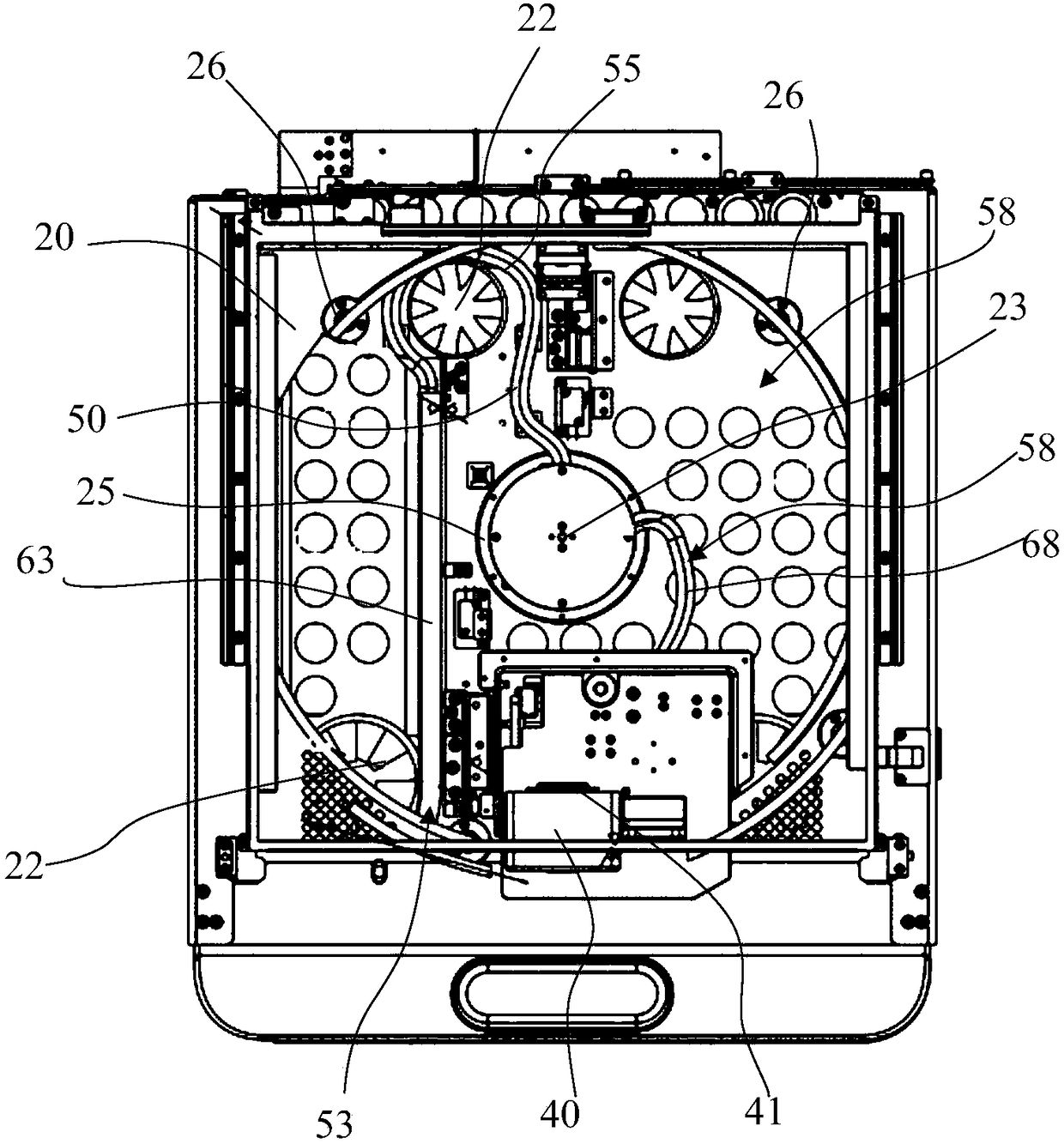 Detector support device and X-ray imaging device