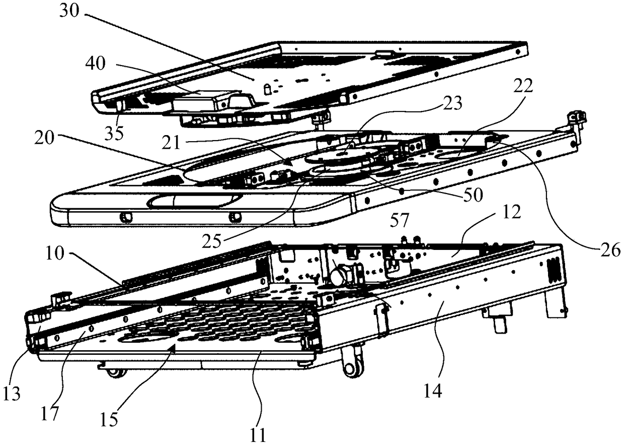 Detector support device and X-ray imaging device