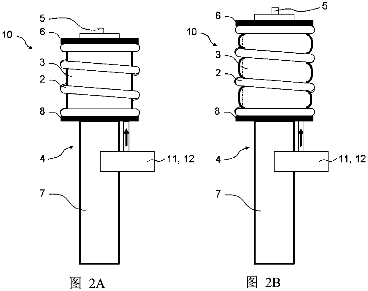 Height adjusting device for automobile body