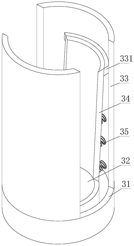 Abnormal sound elimination loudspeaker system capable of preventing central glue curing structure from being damaged