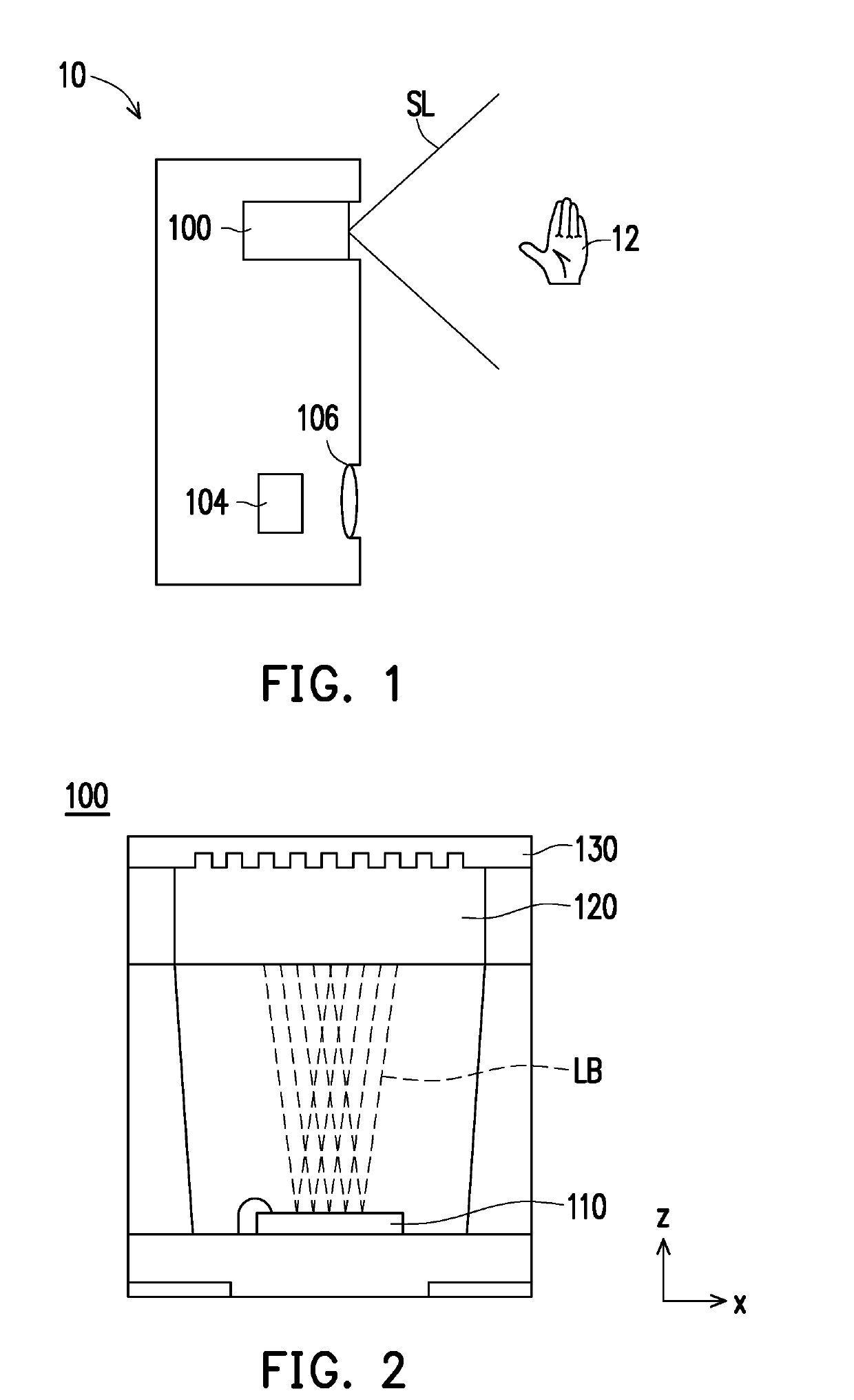 Tunable light projector