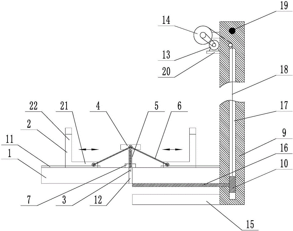 Electric lifting type sock wearing device