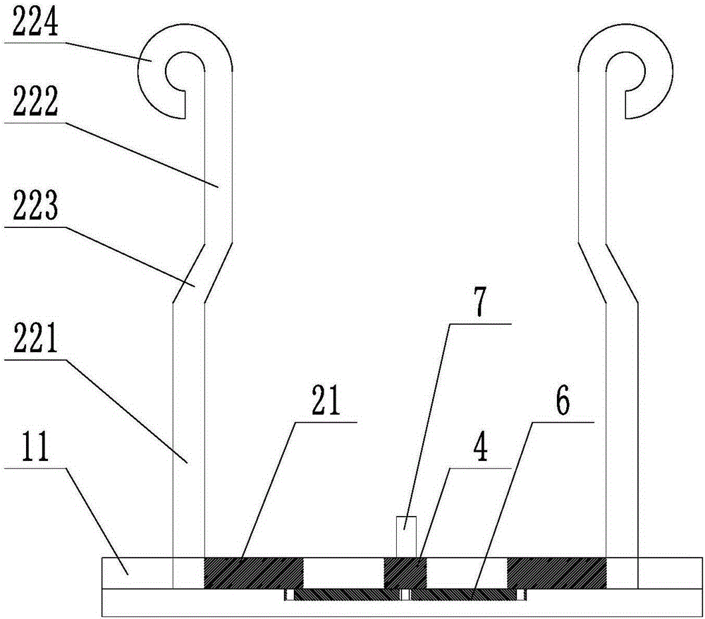 Electric lifting type sock wearing device