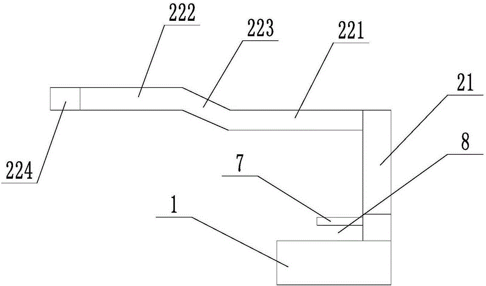 Electric lifting type sock wearing device