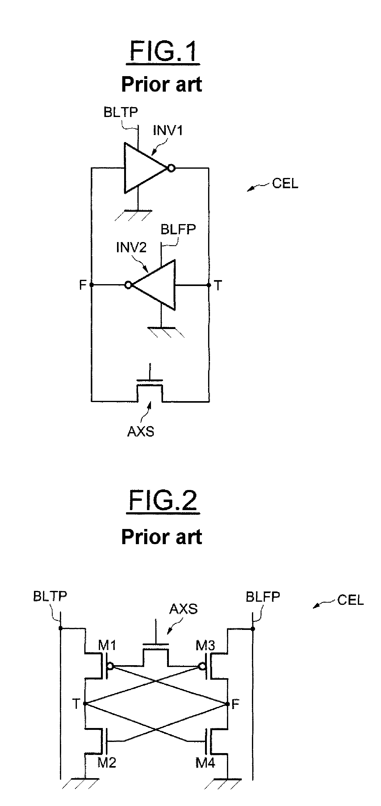 Static Memory Device with Five Transistors and Operating Method