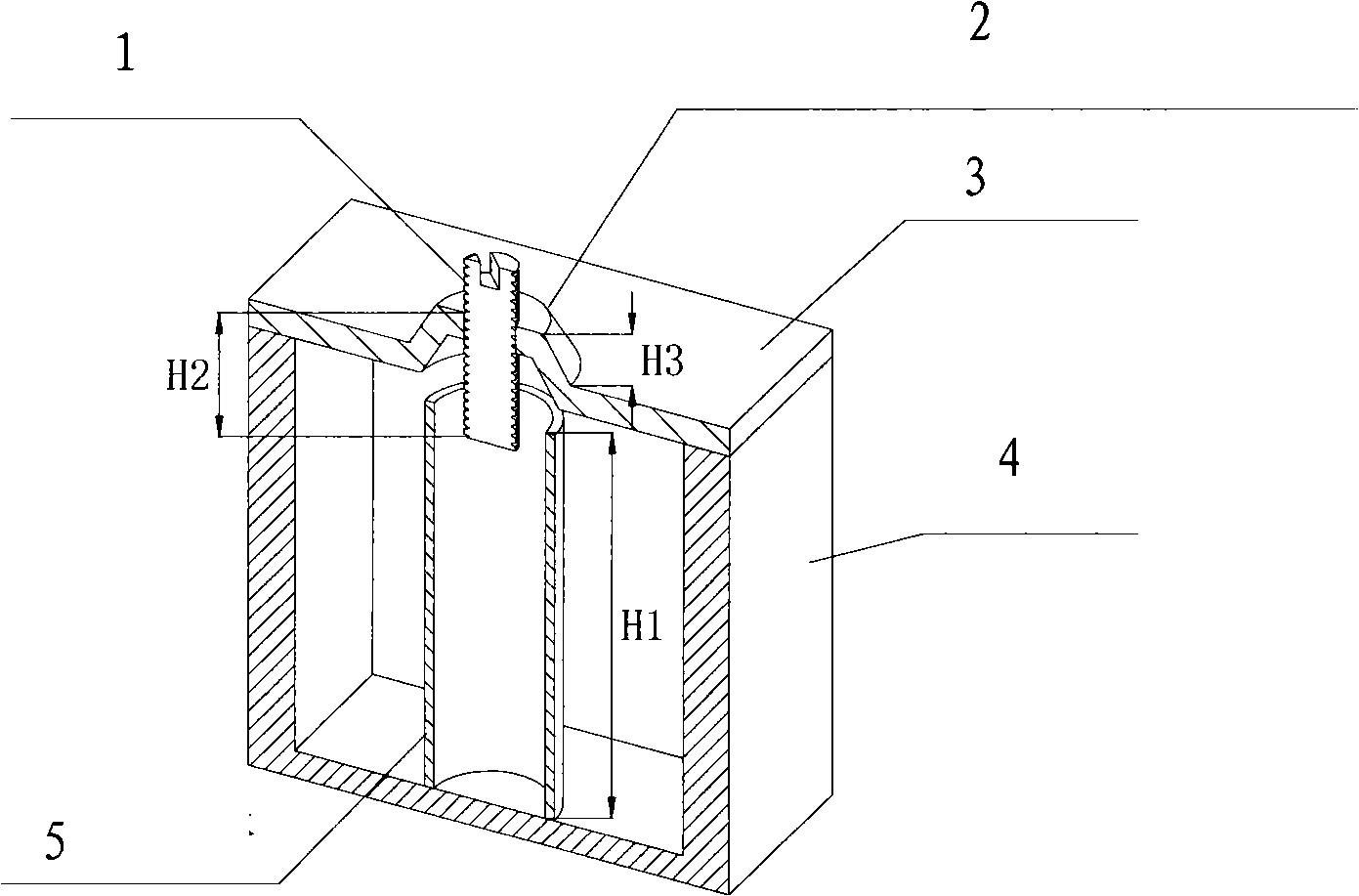 Cavity resonancer with temperature stabilization and compensation function
