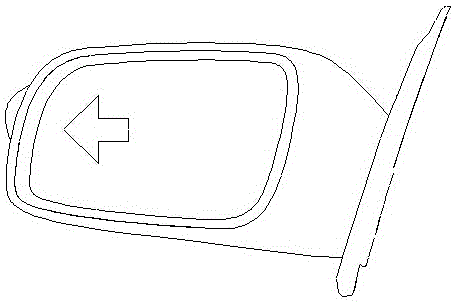 Rearview-mirror steering assisting system
