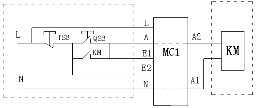 AC contactor and control method in low-voltage AC control loop