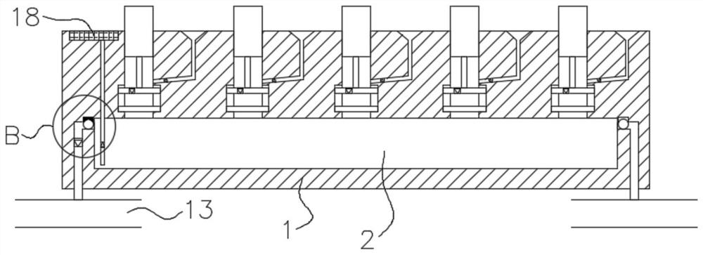 Novel anti-skid water-absorbing floor tile