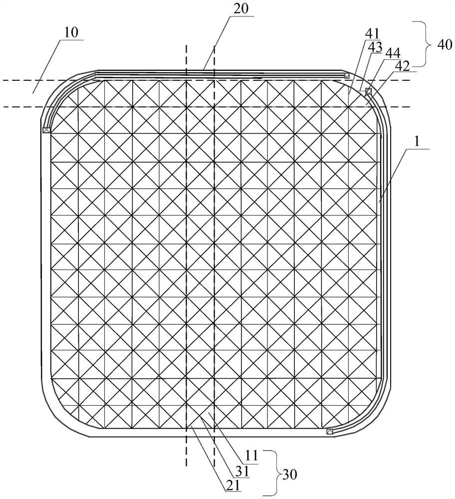 A touch display panel and a touch display device