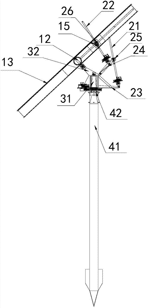 Sunlight tracking and reflecting device