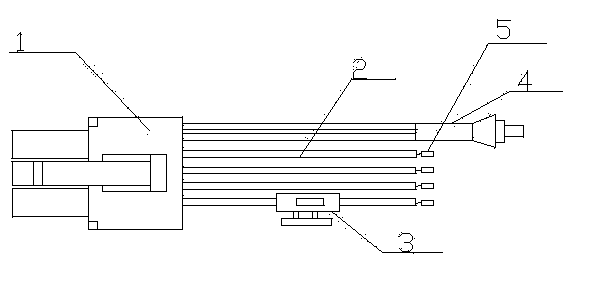 GPS terminal wiring device for vehicles