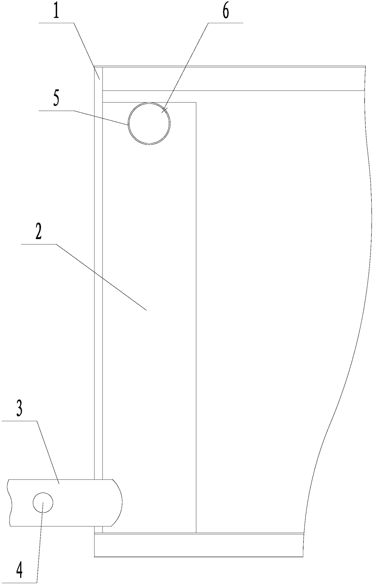 Dissolved air flotation contact chamber