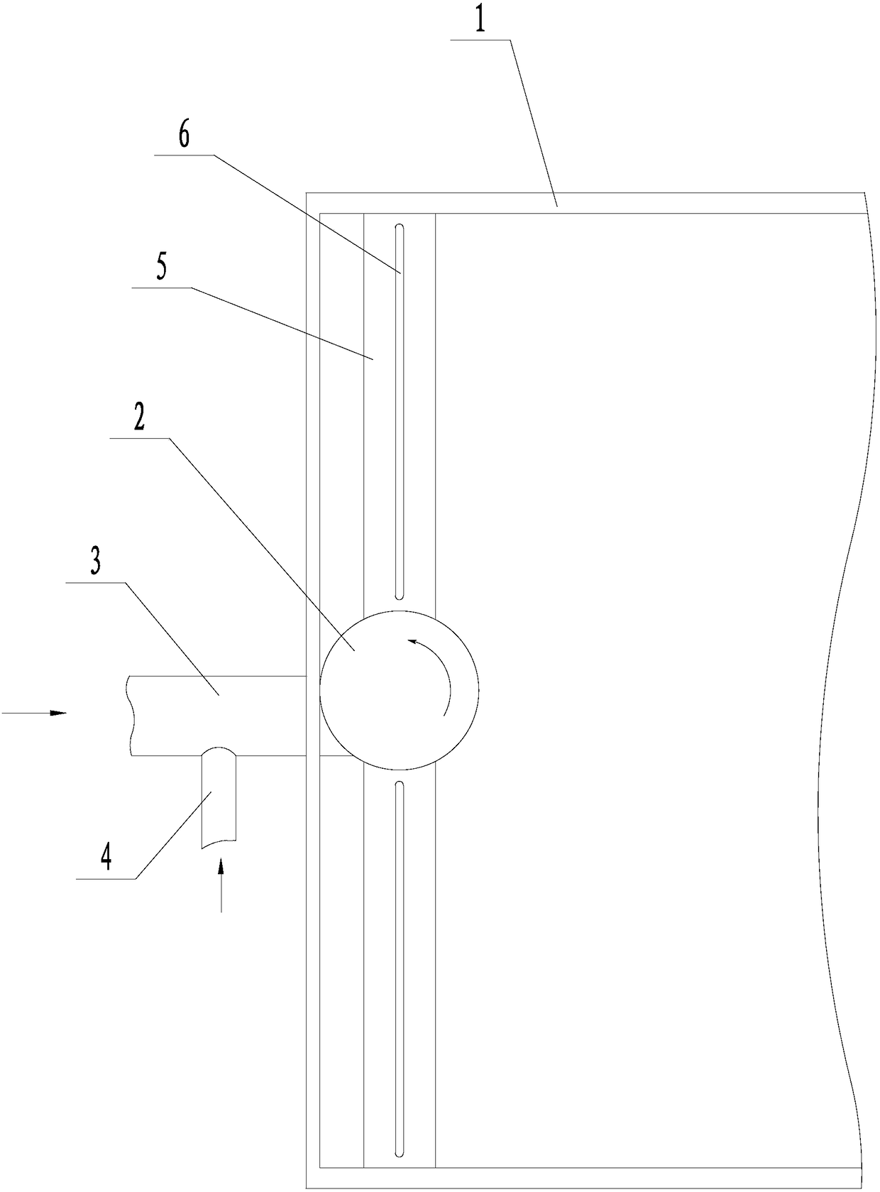 Dissolved air flotation contact chamber