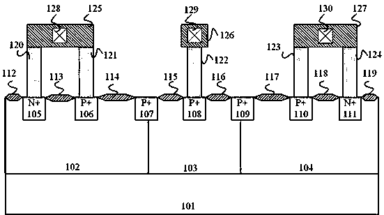 Bidirectional ESD protection structure with embedded low trigger voltage PNP structure