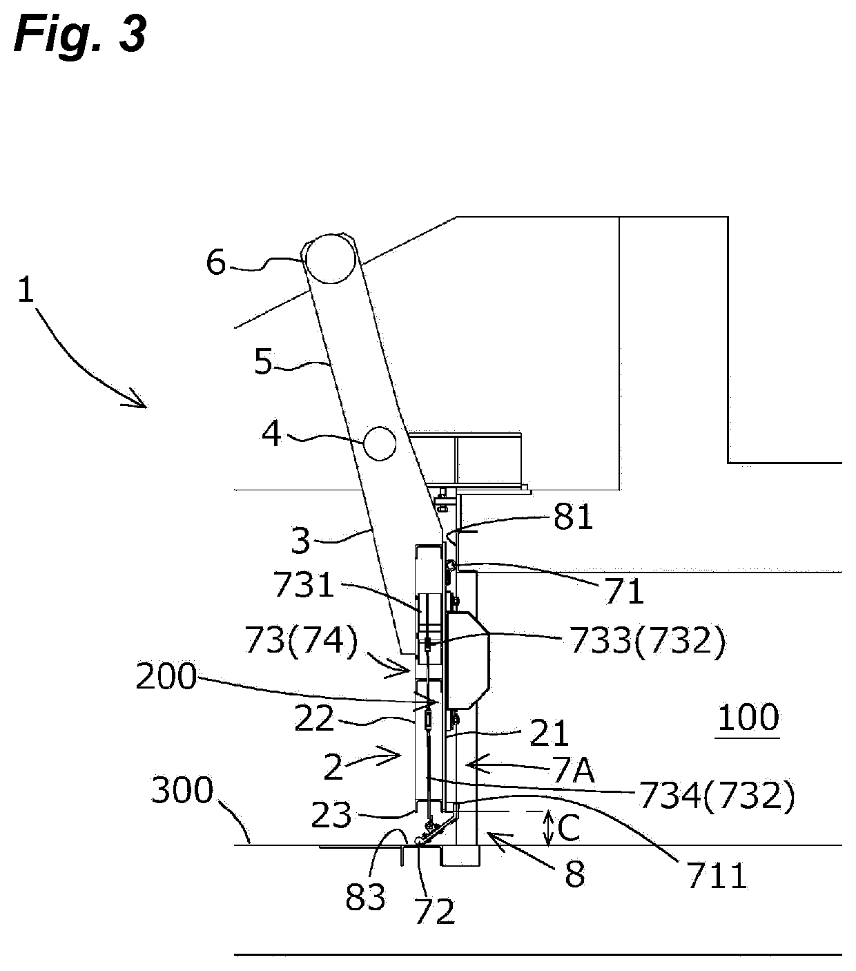 Watertight structure for flap gate and flap gate comprising same