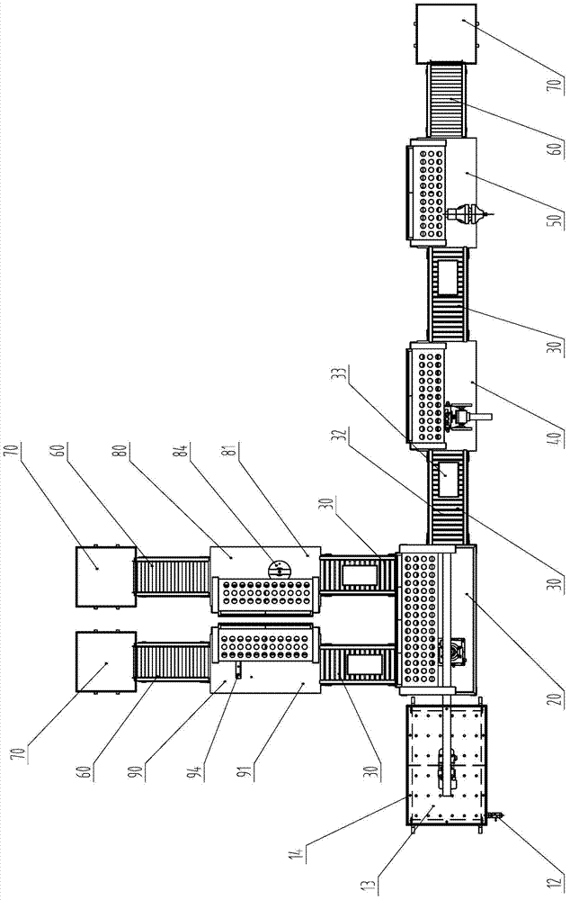 Waste hydraulic pump dismantling line