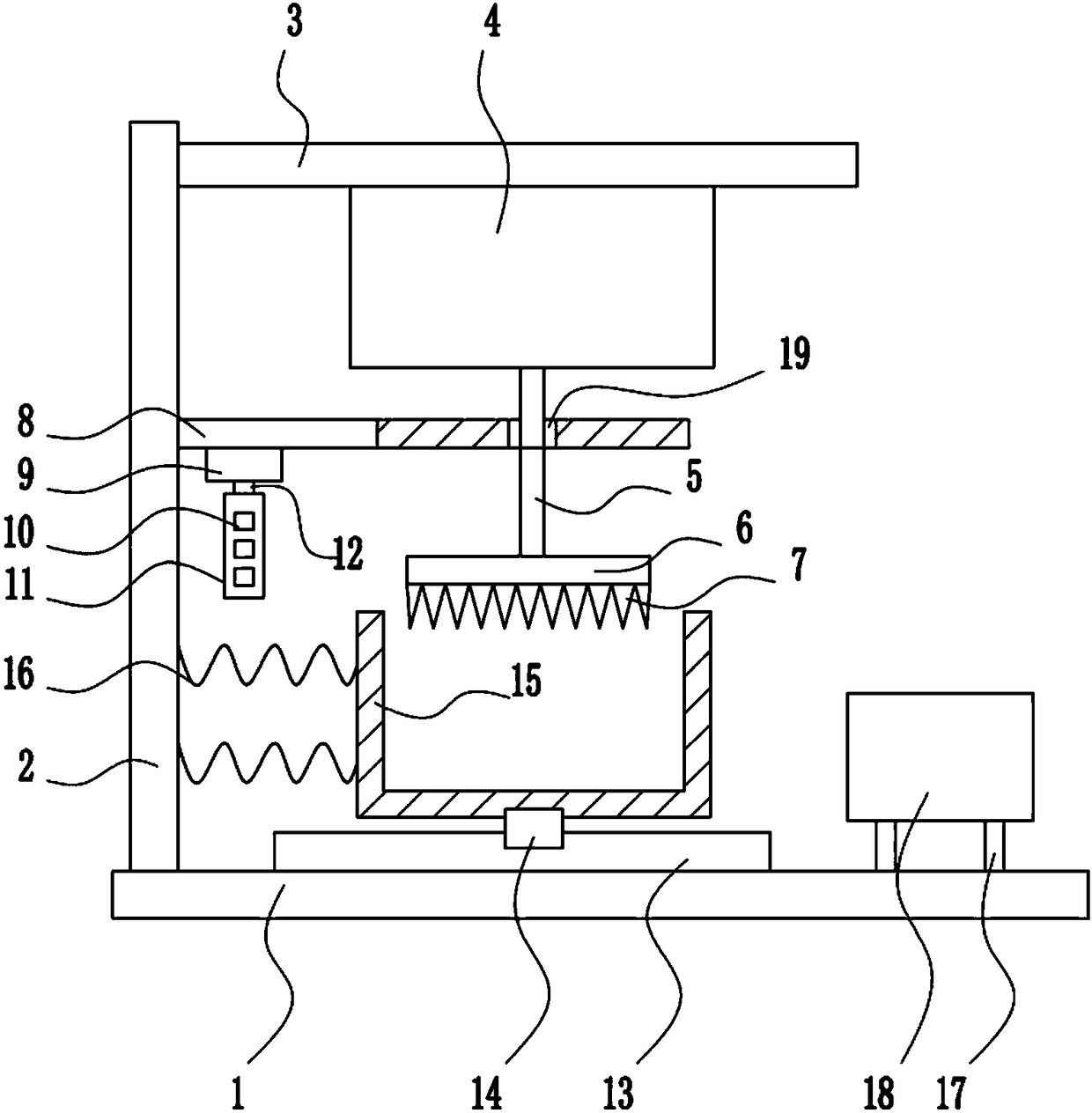 Garbage pulverizing device