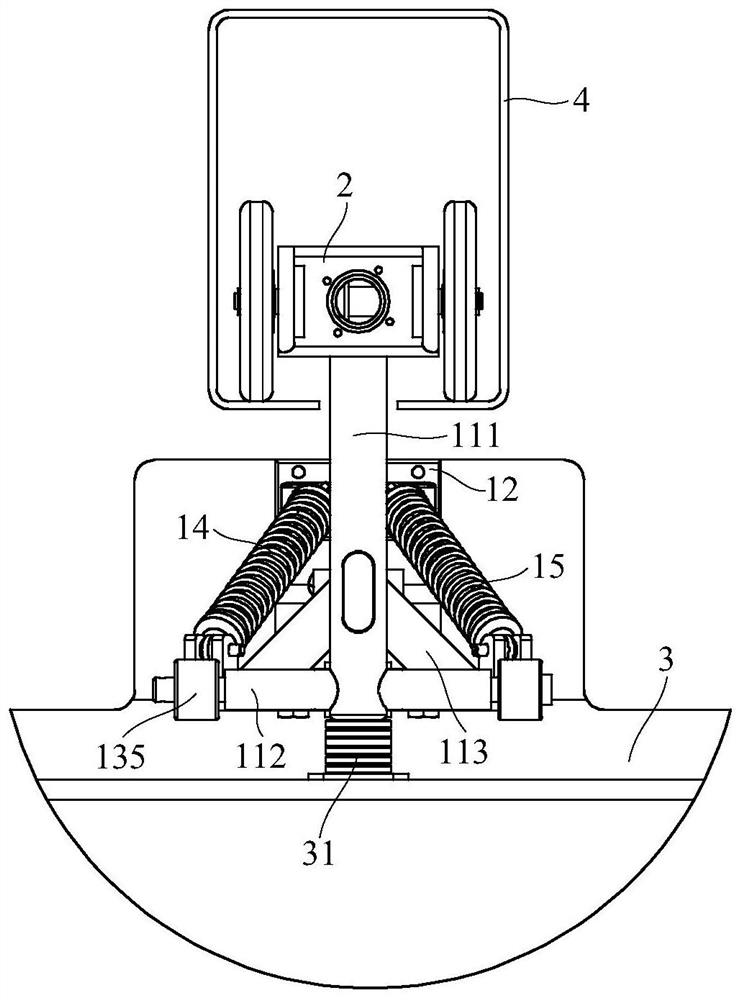 A micro-rail vehicle and its suspension device