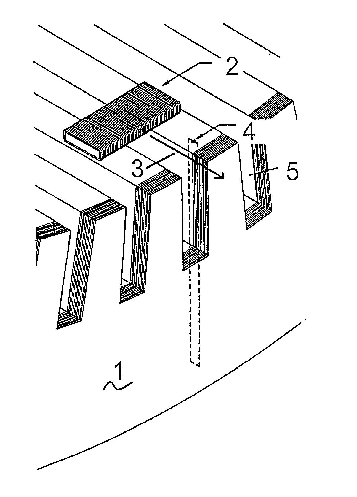 Method and device for inspecting laminated iron cores of electrical machines for interlamination shorts