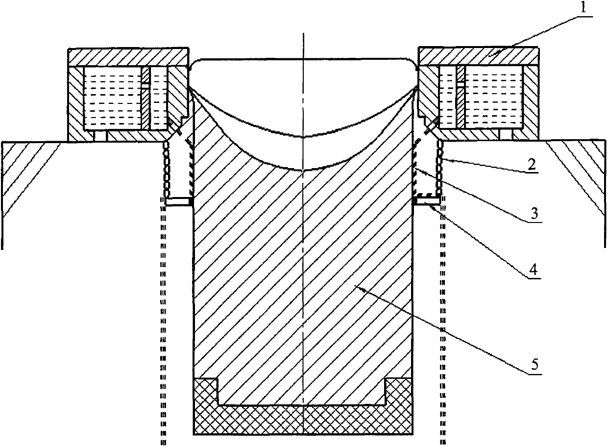 Design method of dash device for hard aluminum alloy semi-continuous casting