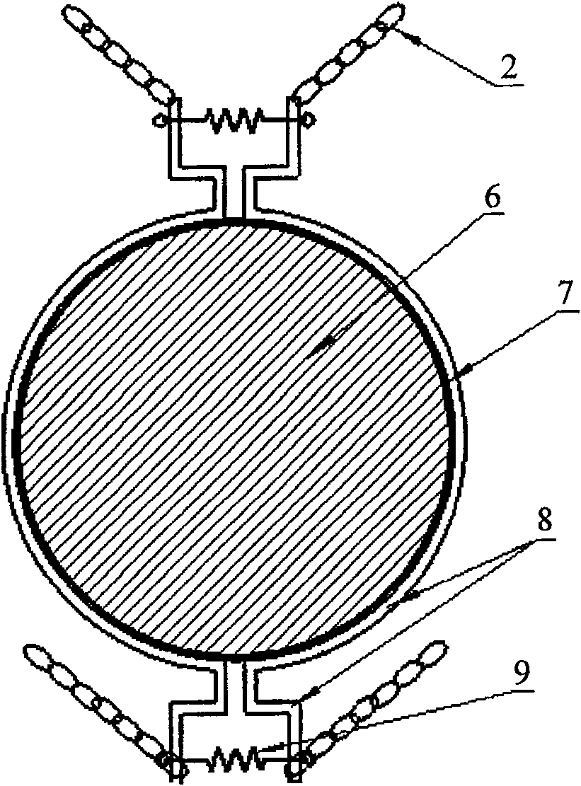 Design method of dash device for hard aluminum alloy semi-continuous casting