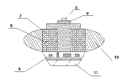 Main control body maglev device with single degree-of-freedom (DOF) movement