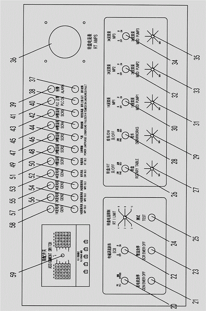 Ring screen projection system of land drilling rig installation operation simulation system, and image processing method thereof