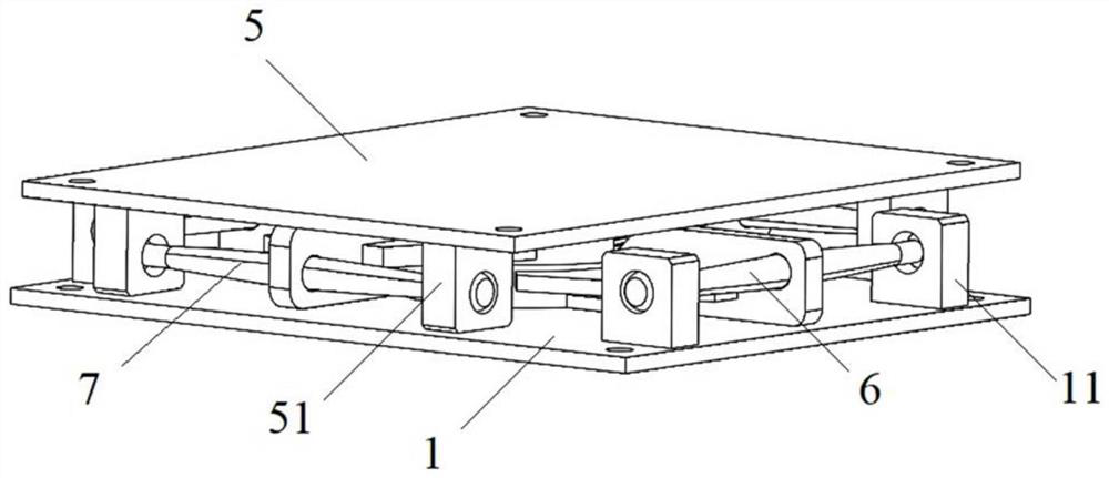 Steel damping support with space universality