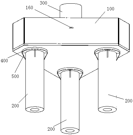 Fabricated concrete-filled steel tube pile foundation and construction method thereof