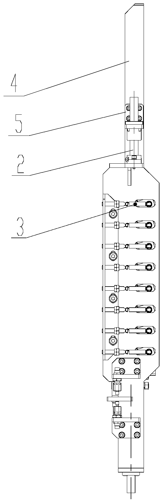 Turn-over type falling mechanism