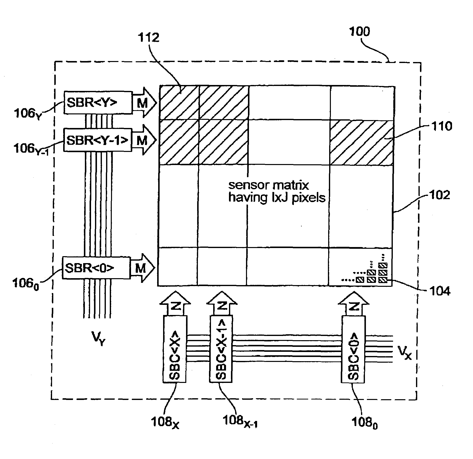 Method and device for reading out image data of a sub-range of an image