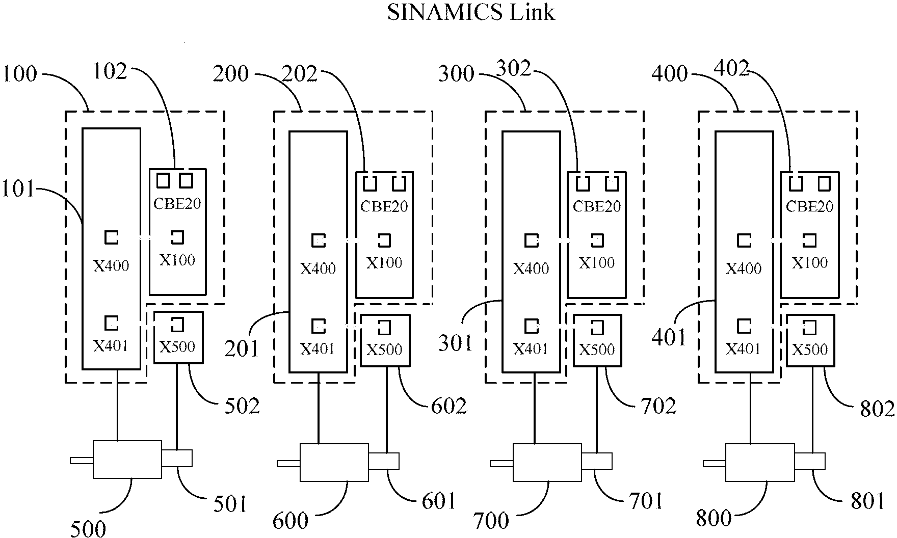 Master-slave control method for converter tilting frequency conversion system
