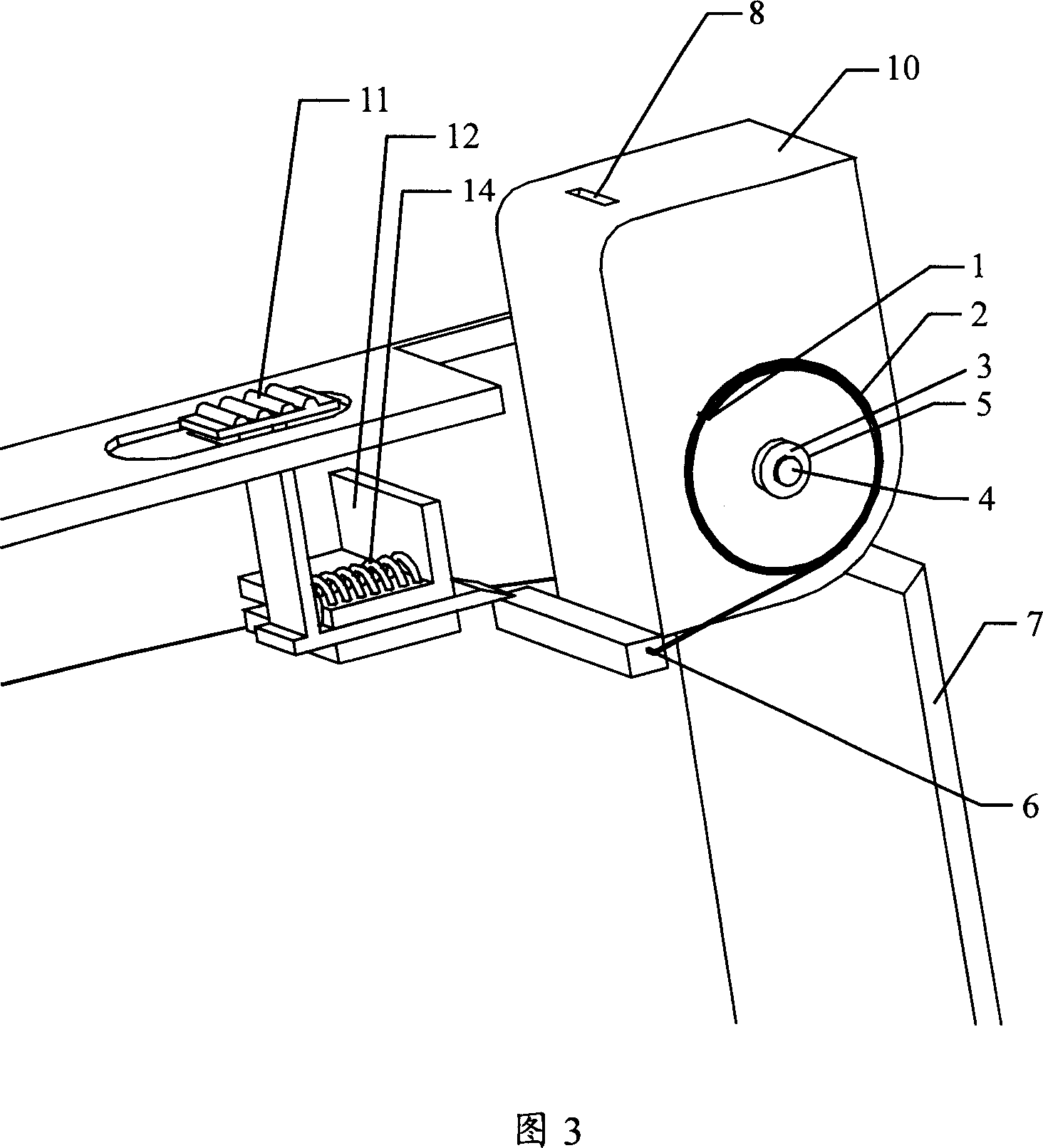 Side-wise rotary type automatic ejection pick-up head