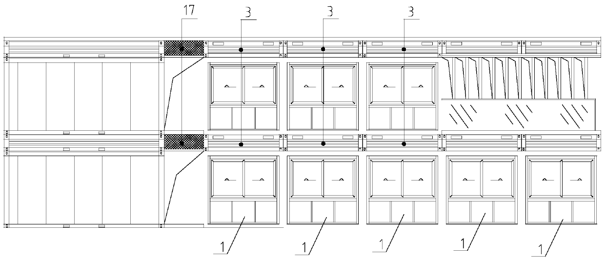Box-type house convenient to assemble and disassemble and installing method thereof