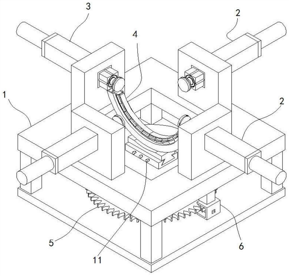 A solid iron ball automatic grinding device