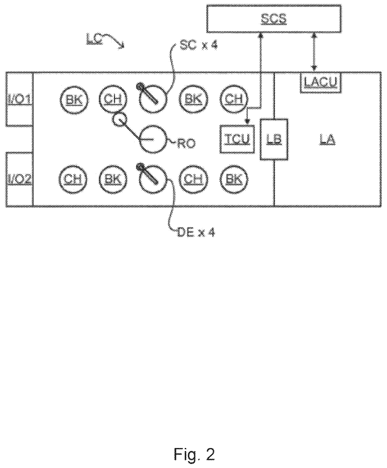 Apparatus for and a method of removing contaminant particles from a component of an apparatus