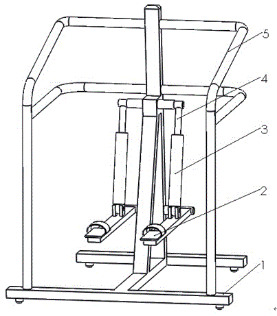 Stepping rehabilitation machine