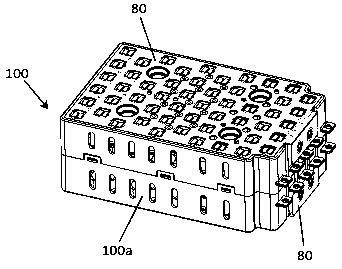 A current carrier chip assembly machine and assembly method