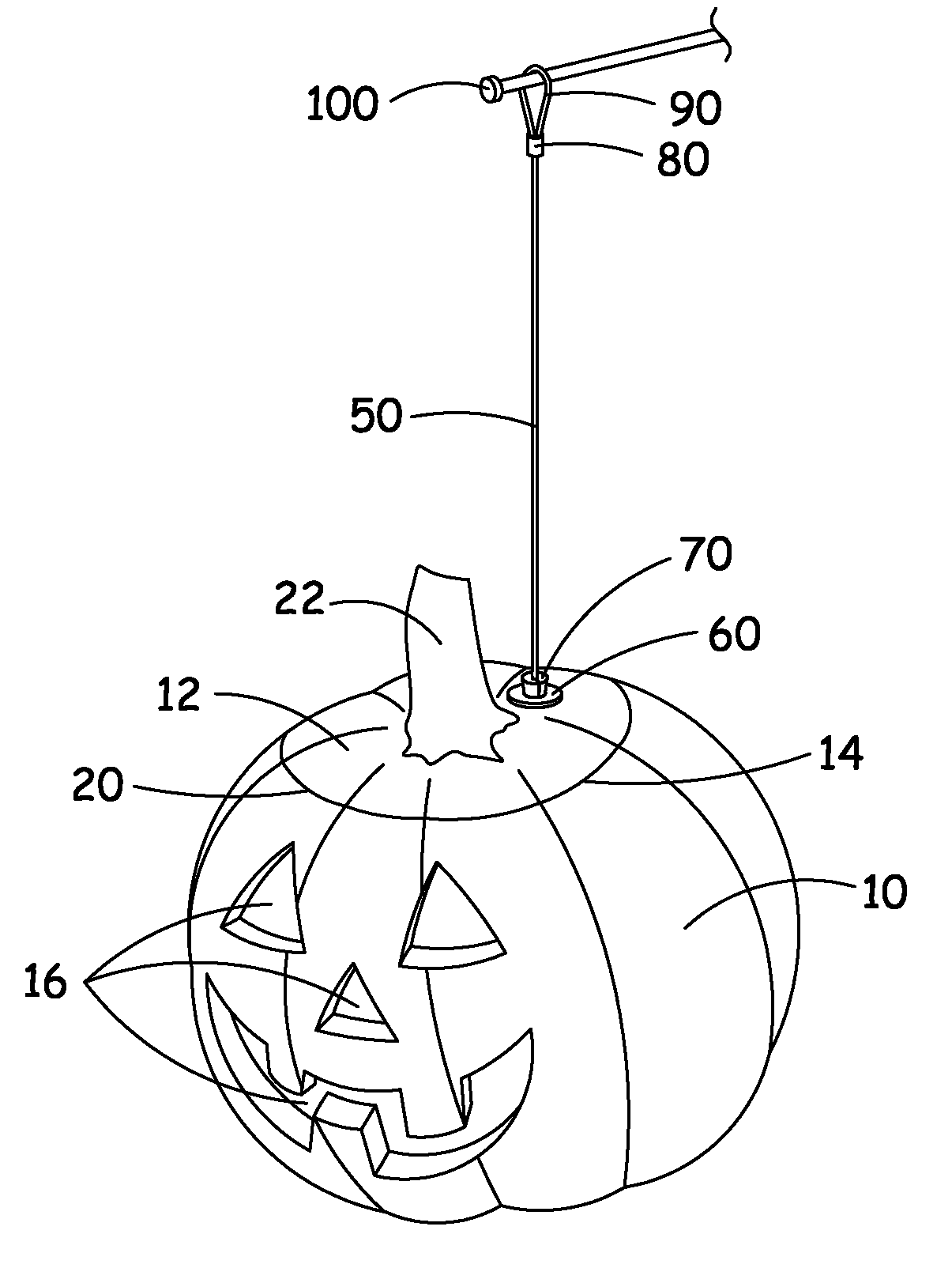 Device and Method for the Suspension of Objects