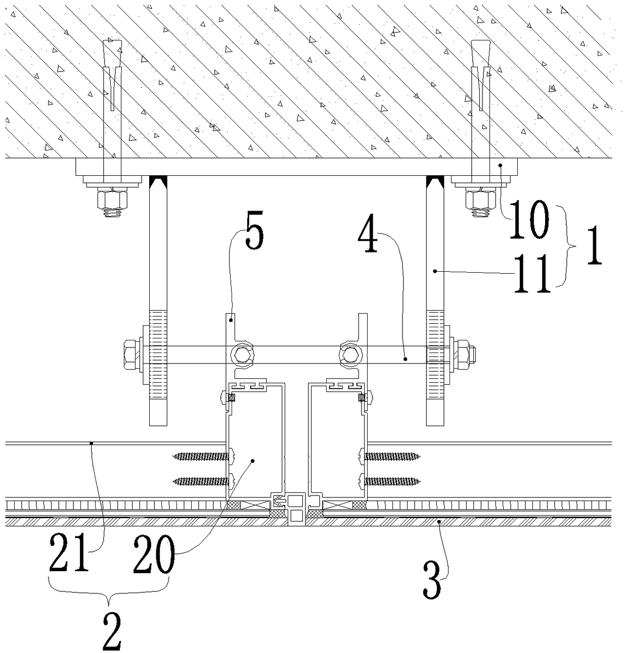 A composite panel unit body and its curtain wall system and installation process