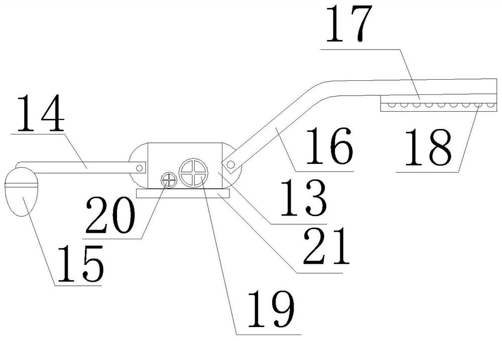 Automatic lifting device for street lamp