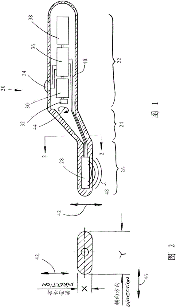 Ultrasonic method and device for cosmetic applications
