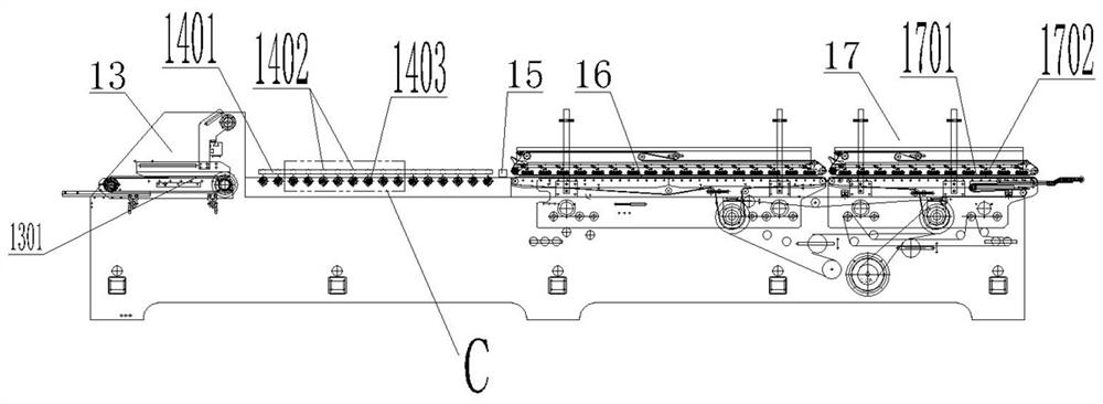 Automatic paper bag machine