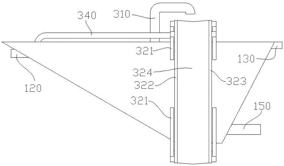 Sewage precipitation system