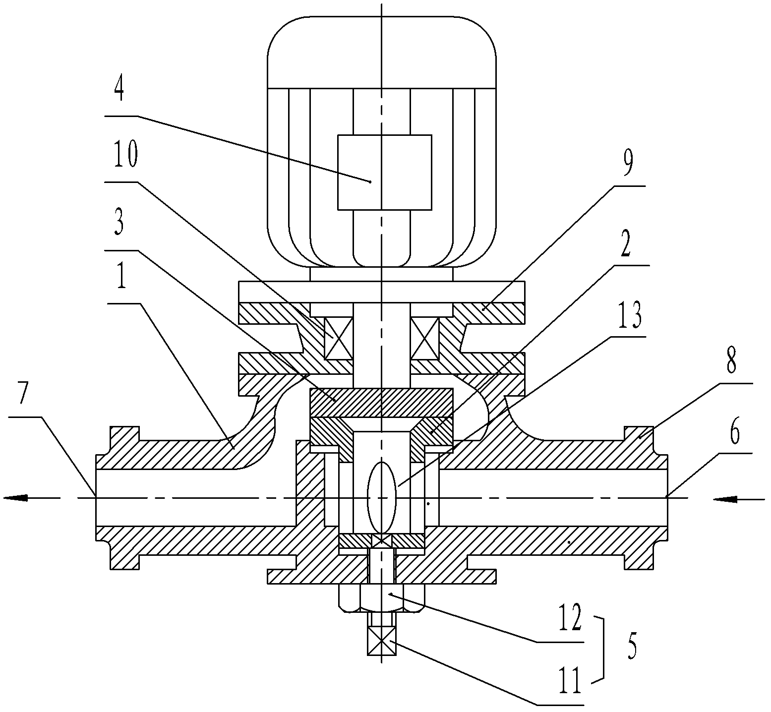 Pipeline pulping machine