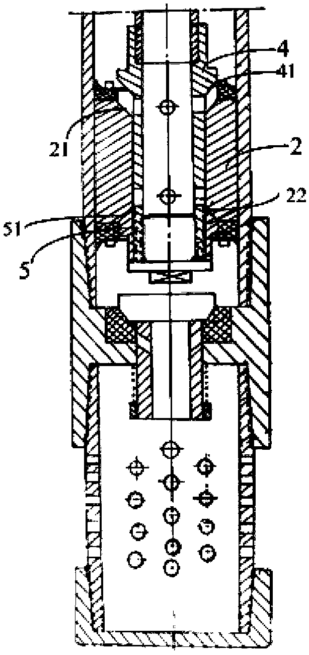 Piston type double-acting deep-well pump device