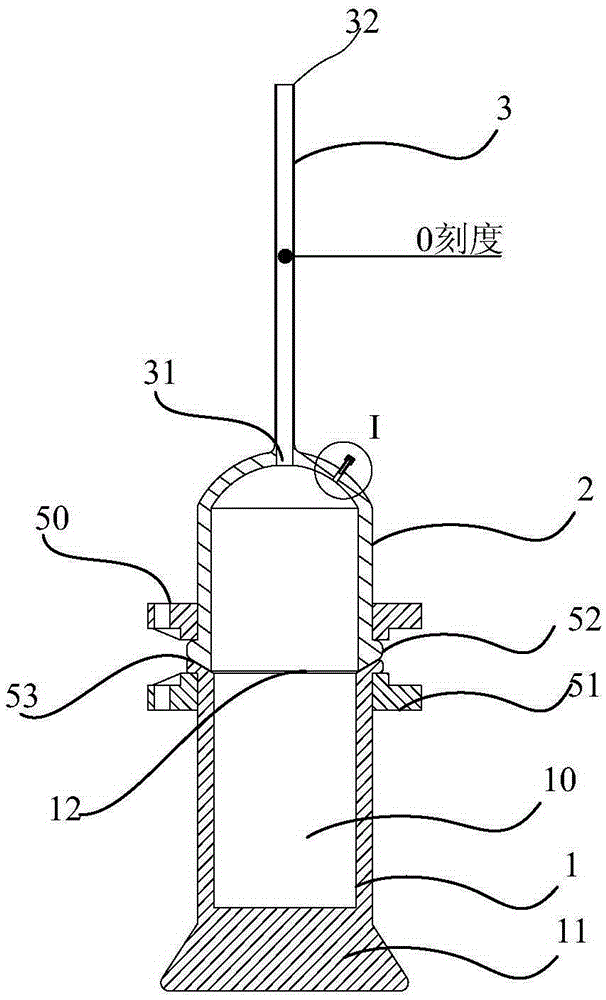 Volume expansion and shrinking percentage testing device and method