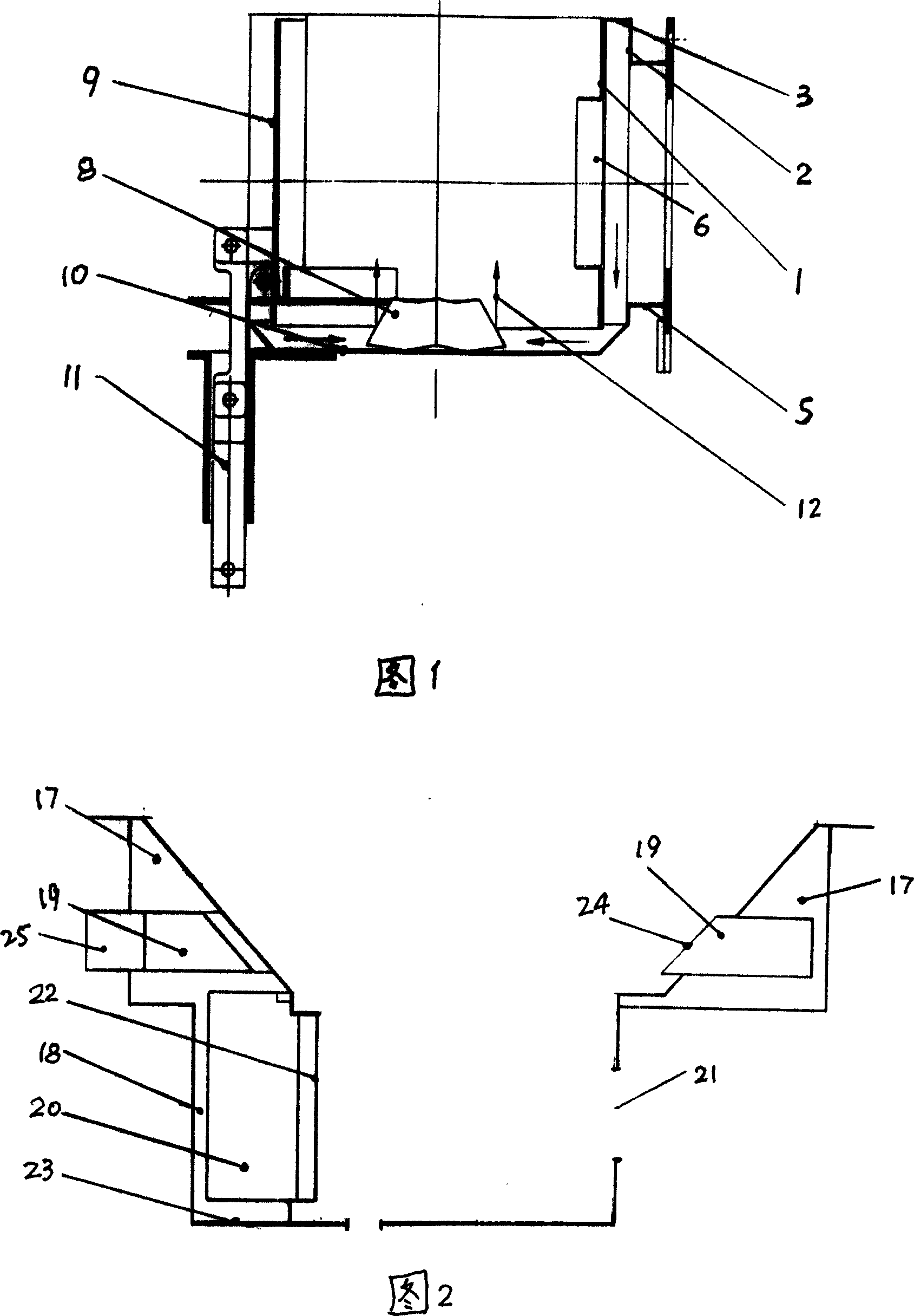 Oil and gas combustion special-shaped kitchen range