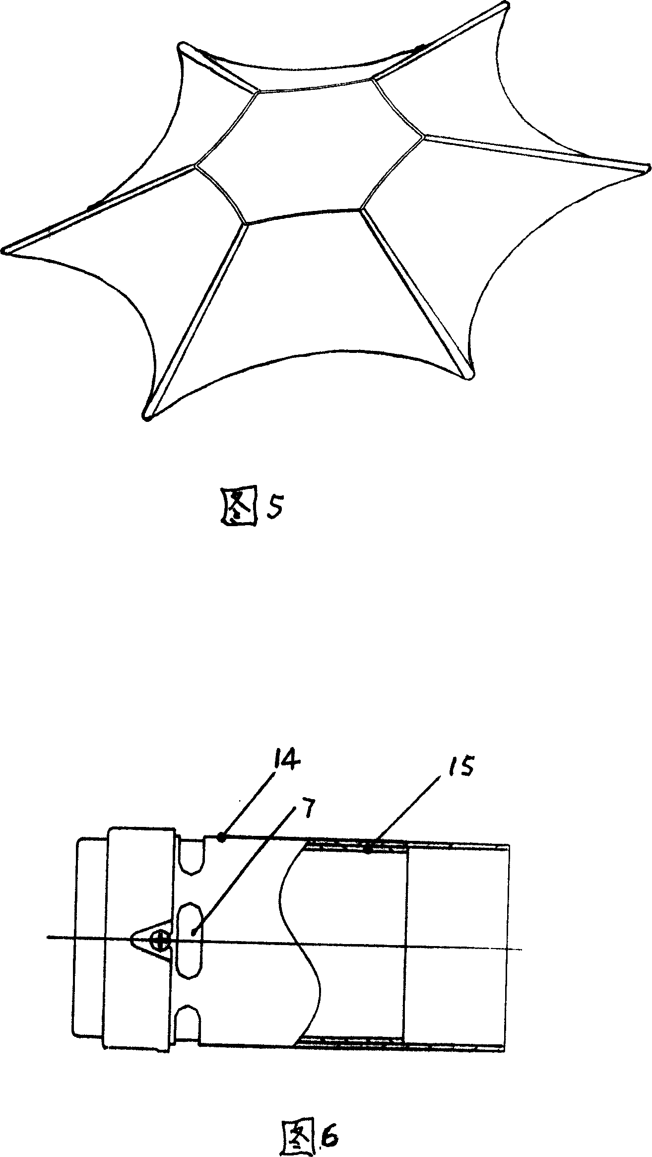 Oil and gas combustion special-shaped kitchen range